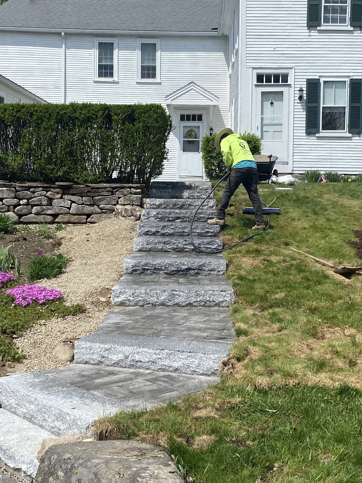 Retaining wall construction